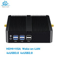 Intel Core I7-4500U I5-5200U I5-4200U Mini PC with 4xUSB3.0 4xUSB2.0 1xHDMI 1xVGA Support Pfsense Linux Computer Win10 Ready