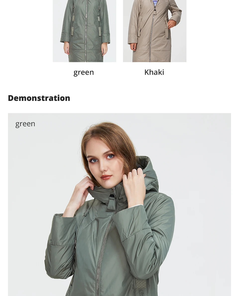 Astrid 2022 New winter jacket Mid-length Hooded Design Oversize Fashion Women's down jacket warm Parka Women Coat  AM-9726