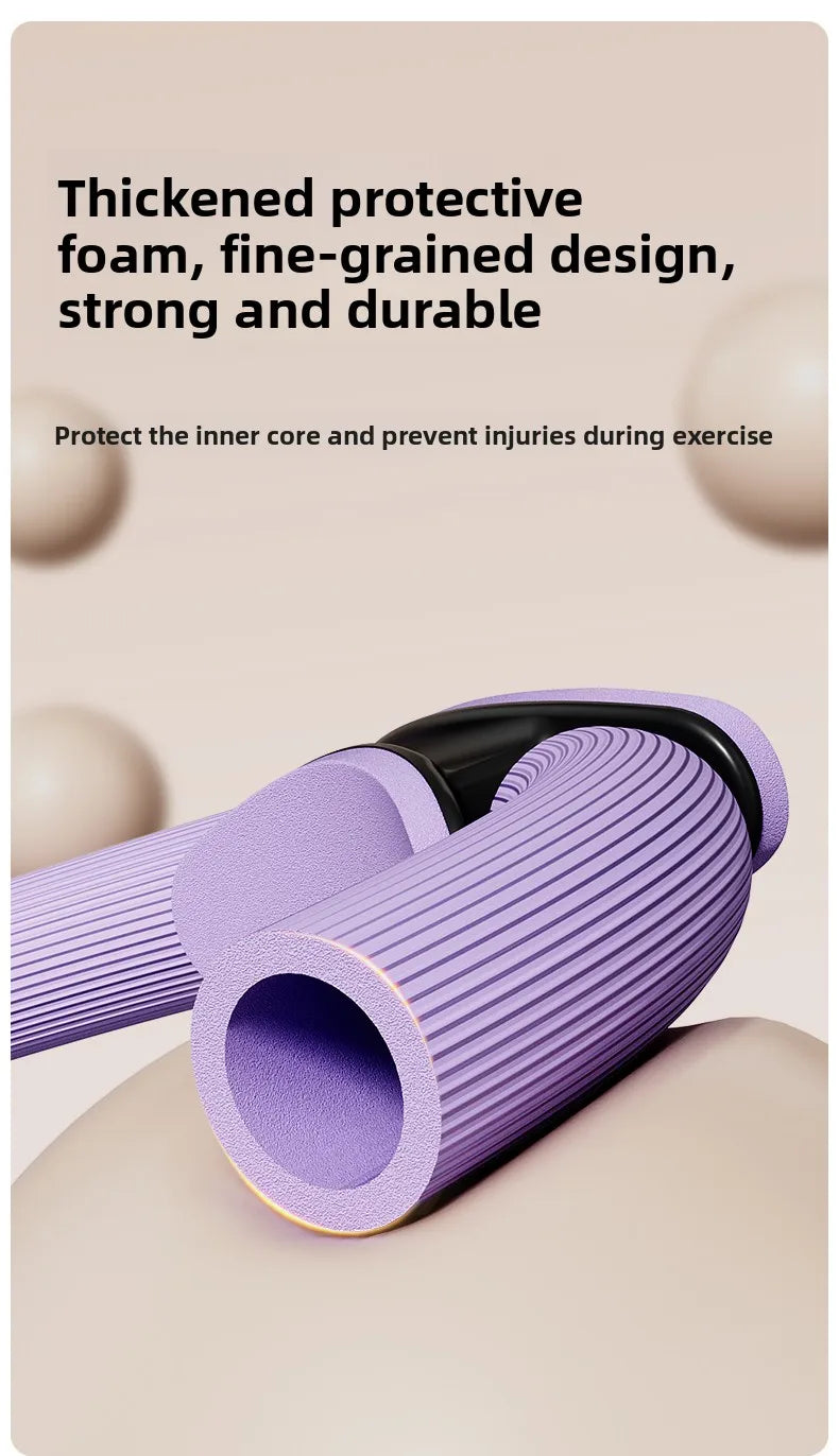 5-Piece Yoga & Pilates Ring Set: Resistance Circles for Training Leg Muscles & Strengthening Limbs. Fitness Exerciser Equipment.