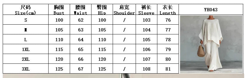 Bohemian Foreign Style Printed Women's Two-piece Set Spring Fashion O-neck Loose Top+wide Leg Pants Suit Ladies Office Outfit