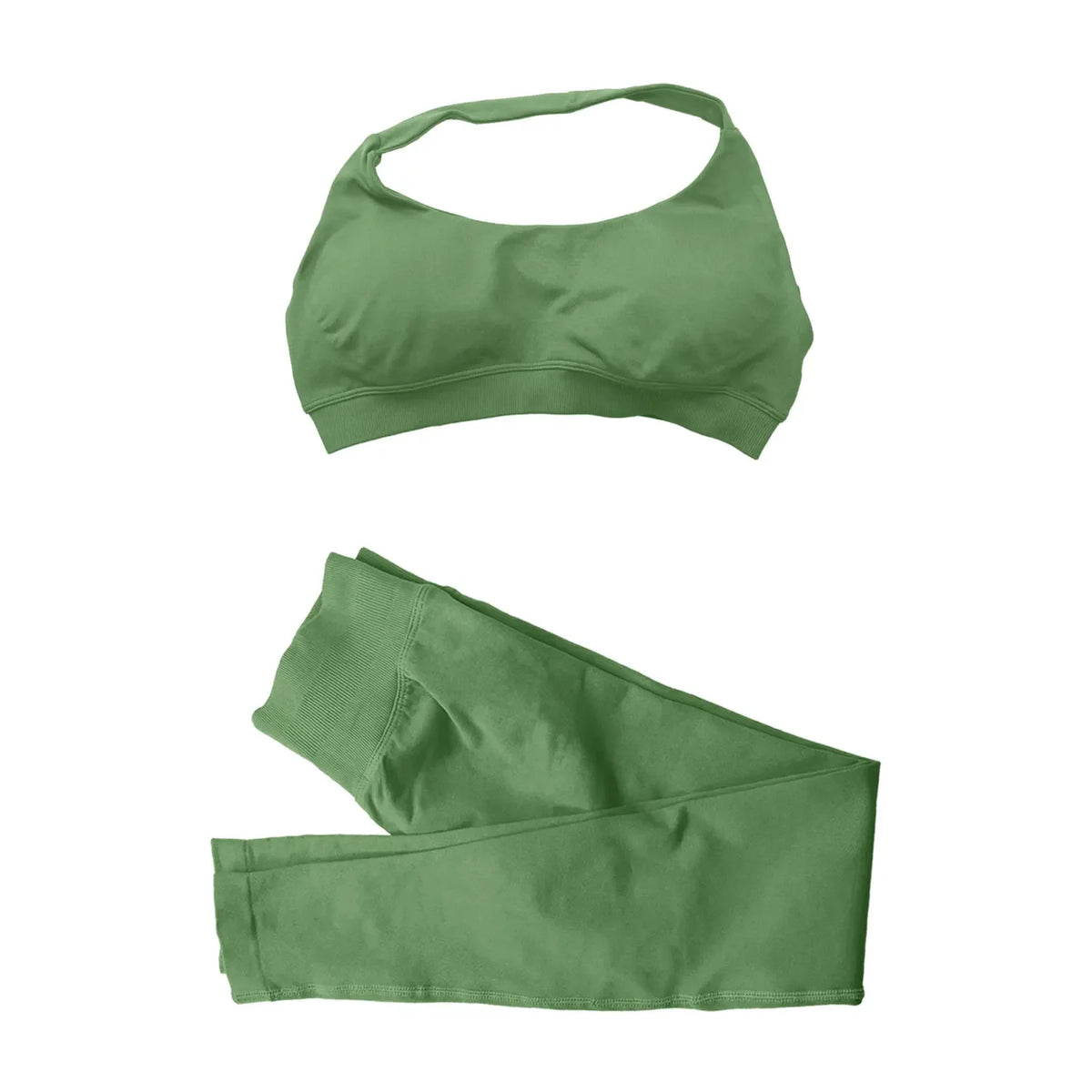 NCLAGEN Women Sportwear 2 Piece Yoga Set Sports Bra and Leggings Seamless Suit Fitness Clothing Gym Workout Speed Activewear