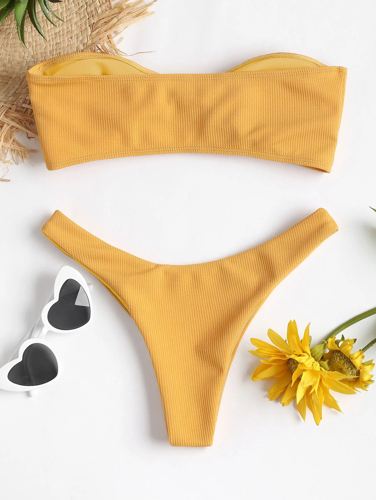 Summer Fashion Women Swimming Low Waist Bikini Bottoms Panties Ladies Sexy Bikini Bandage Shorts Bottom Swimsuit