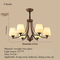 Antique chandeliers retro mid century modern lighting living room LED dining room hanging light indoor home decoration lighting