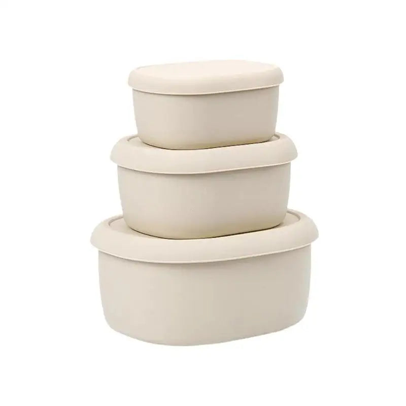 1/3Pcs New Food Grade Silicone Lunch Box With Lid Leak Proof 200 300 600ML Microwave Safe Food Container For Picnic