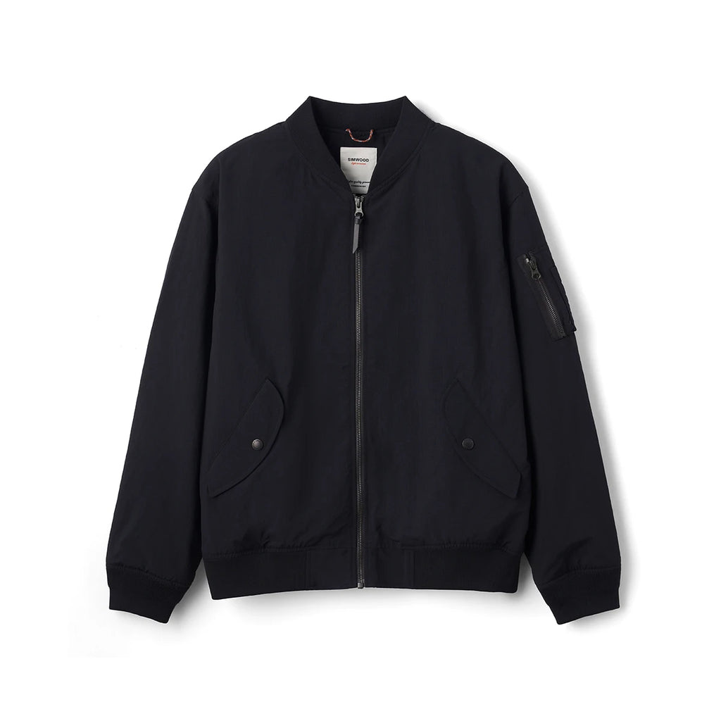 SIMWOOD 2026 Autumn Winter New Oversize Classic MA-1 Bomber Jacket Baseball Collar Pilot Flight Jacket Men Autumn Casual Coats