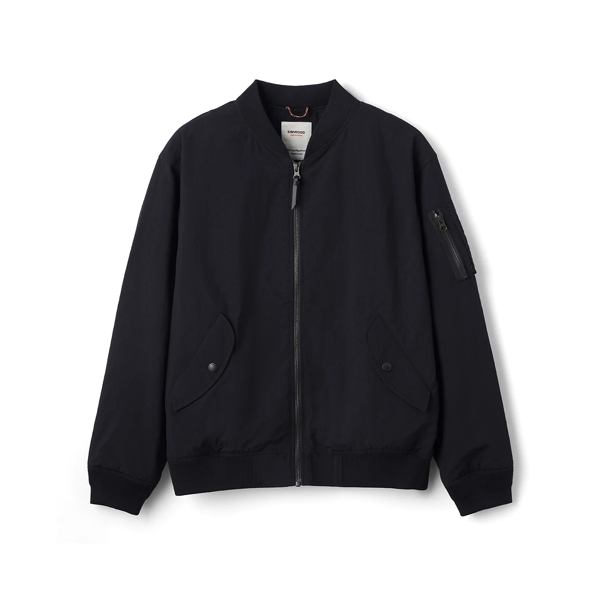 SIMWOOD 2026 Autumn Winter New Oversize Classic MA-1 Bomber Jacket Baseball Collar Pilot Flight Jacket Men Autumn Casual Coats