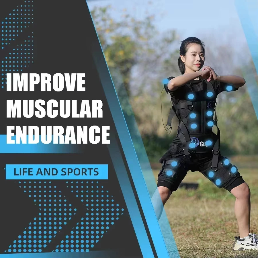 Wireless Full Body EMS Muscle Stimulator for Home Gym Fitness Training Electrotherapy Workout Equipment for Muscle Building