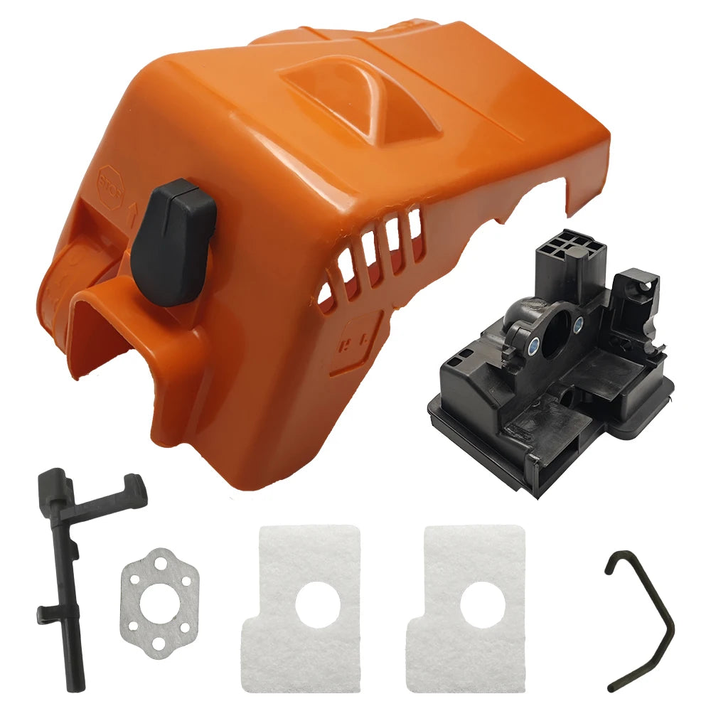 Top Engine Cylinder Cover Carburetor Adapter Air Filter Kit For STIHL MS180 MS170 MS 180 170 018 017 Gas Chainsaw Spare Parts