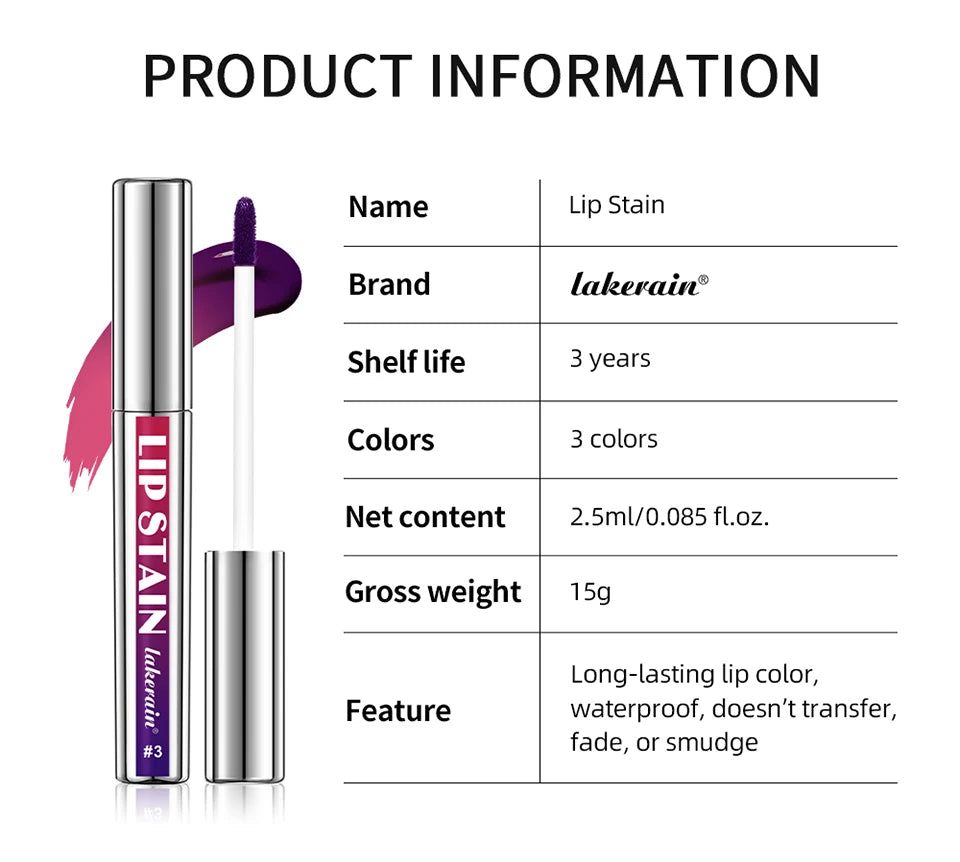 Long Lasting Lip Inks Korean Matte Lip Tint Peel Off Matte Tick for Lips Stick Free Shipping Liquid Lipstick Waterproof Makeup