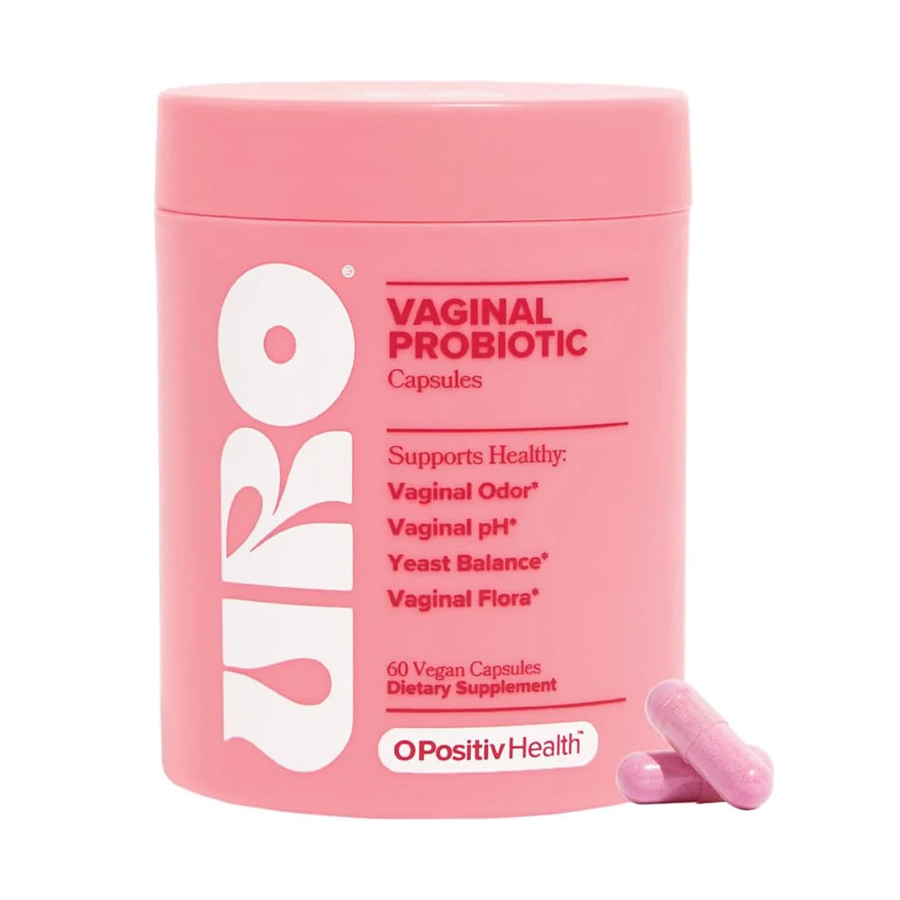 O Positiv Vaginal Probiotics for Women pH Balance, Vaginal Odor & Flora - Vaginal Healthy Supplement - 60 Vegan Capsules