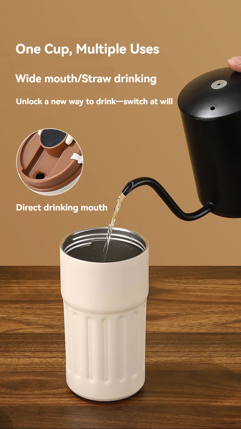 450ML Stainless Steel Thermo Water Bottle LED Temperature Display Coffee Cup Keep Cold and Heat Thermal Mug Travel Vacuum Flask