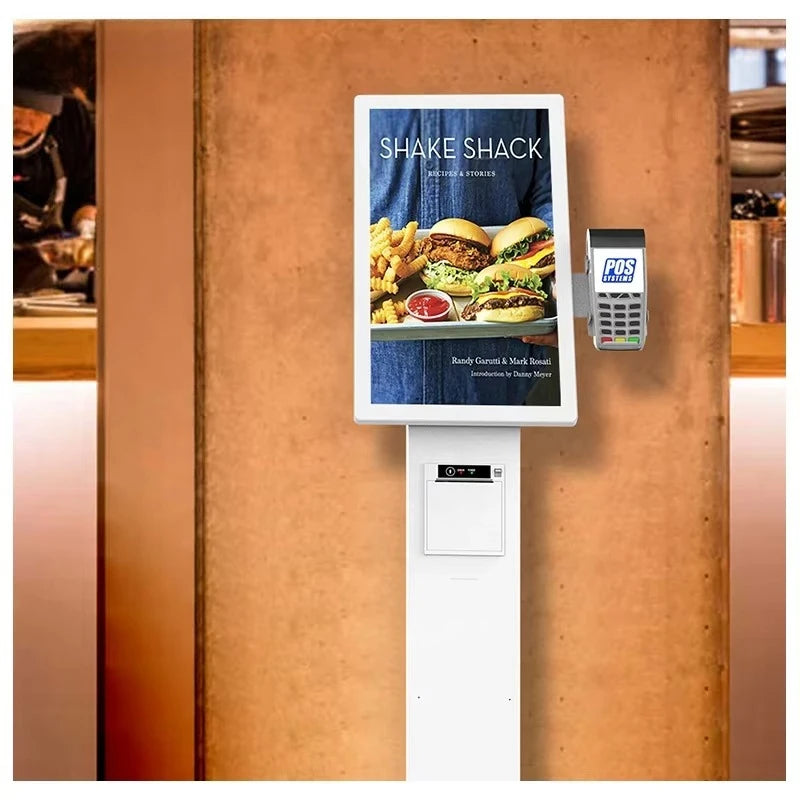 Desktop Touch Display Automatic Self Payment Machine Fast Food Ordering Machine Self Service Payment Kiosk for Restaurant