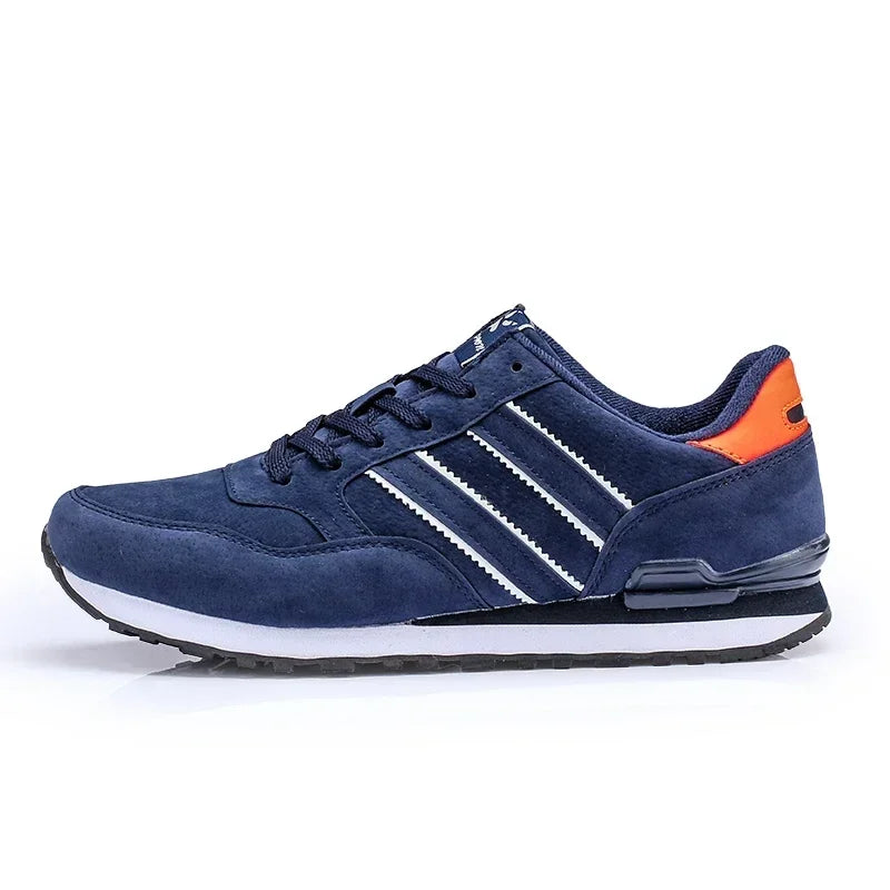 2025 New High Quality Men's Sneakers Leather Casual Shoes Autumn Breathable Men Shoes Male Flat Shoe Men's Casual Shoes