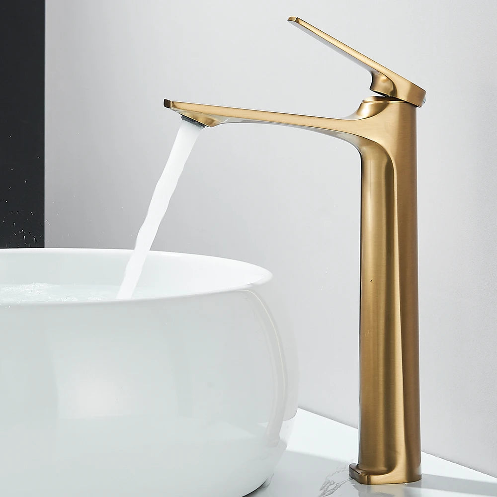 Black Bathroom Sink Faucet for Two Hole Kitchen Stainless Steel Washbasin Shower Faucet Accessories Hot & Cold Water Mixer Tap