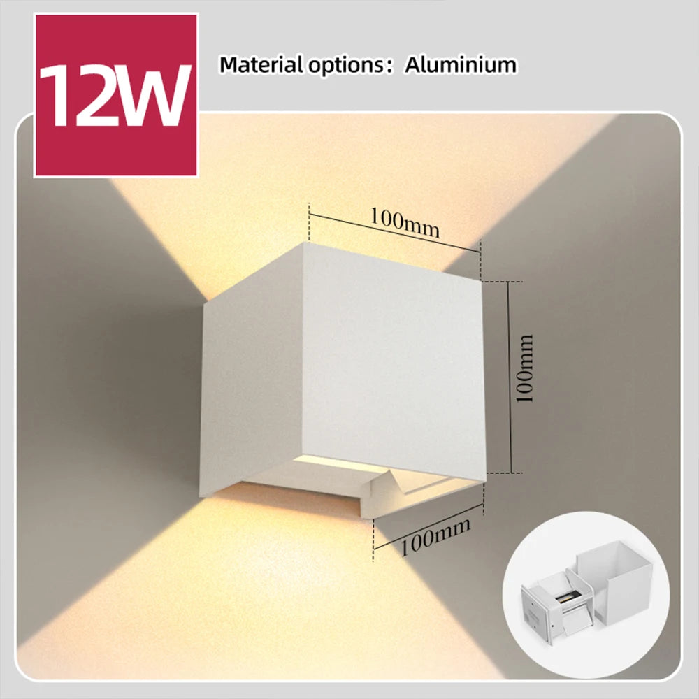 Modern Led Wall Lamp Indoor Decor Lamp Sconces Fixture for Living Room Kitchen Bedroom Waterproof Room Decoration Wall Light