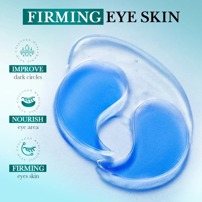 80pcs/40pair BIOAQUA Collagen Niacinamide/Retinol/Vitamin C Eye Mask Brightening Hydrating Anti Aging Under Eye Patches