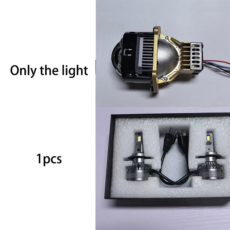 3.0 Dual Laser Direct 100w High and Low Beam Integrated Automotive Front Headlights Automotive Modification Headlights