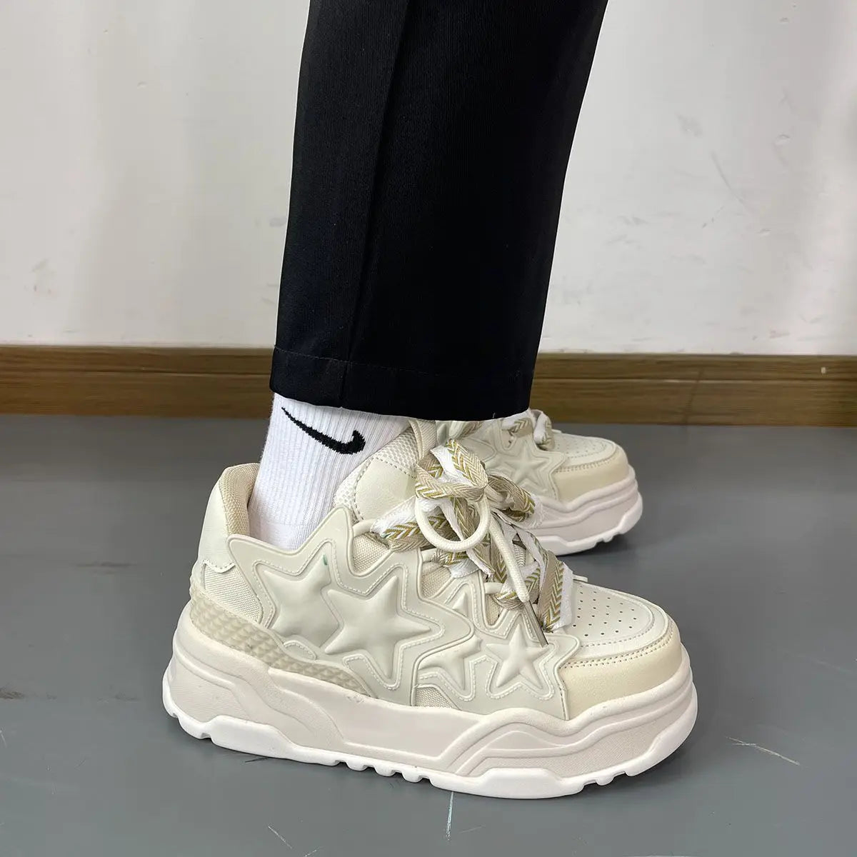 Fashion Platform Increased Bread Men's and Women's Autumn and Winter New Couple Sports Casual Shoes for Woman Sneaker