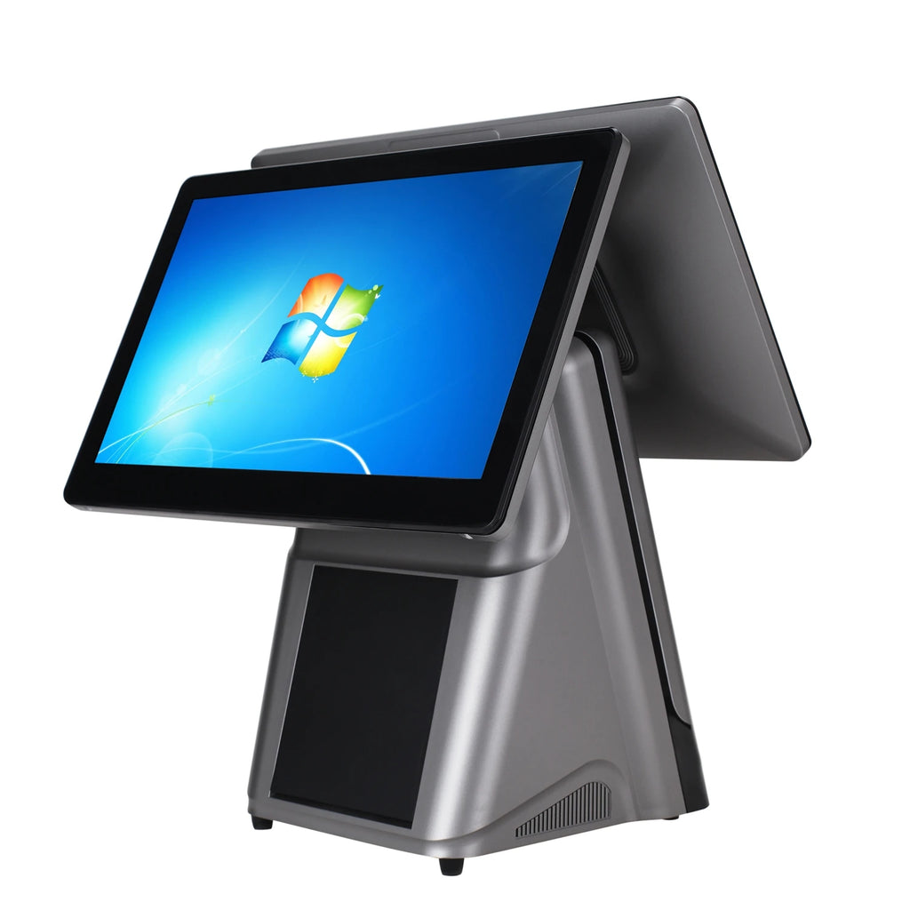 2026 Manufacturer Supply Factory Price Point Of Sale System Promotion 15.6 Inch Tablet Pos Stand System With 80mm Thermal Printe