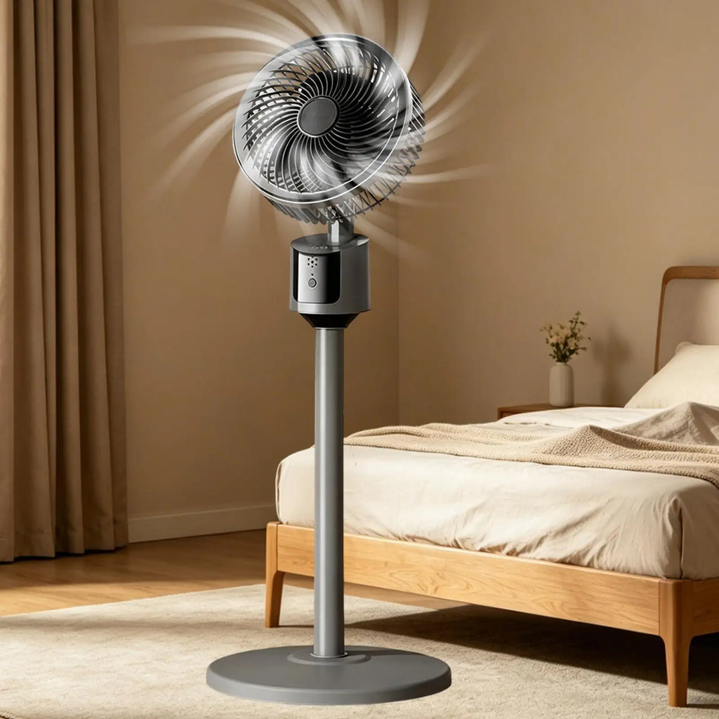 Air Circulator Fan Long-Distance Oscillating Floor Fan Floor Standing Desk Fan house air circulator USB interface silent fan