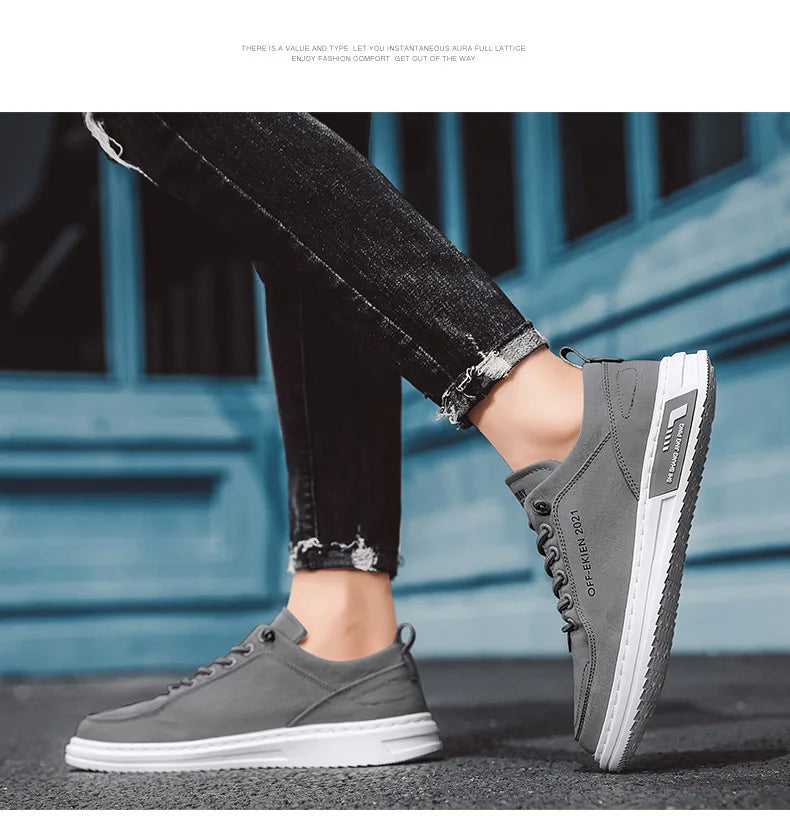 Men's Flats Shoes Luxury Men's Sneakers Spring Autumn 2025 Outdoor Sport Shoes for Men Fashion Vulcanized Shoe Tenis Para Hombre