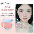 JILL LEEN Monochrome Colorful Soft Mist Blush Disc Highlight Grooming Peach Gills Purple Matte Brightening Expansion Color