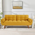 Modern Convertible Sleeper Sofa, 75" Twin Futon with Adjustable Split Backrest for Living Room Small Spaces, Grey, Customized