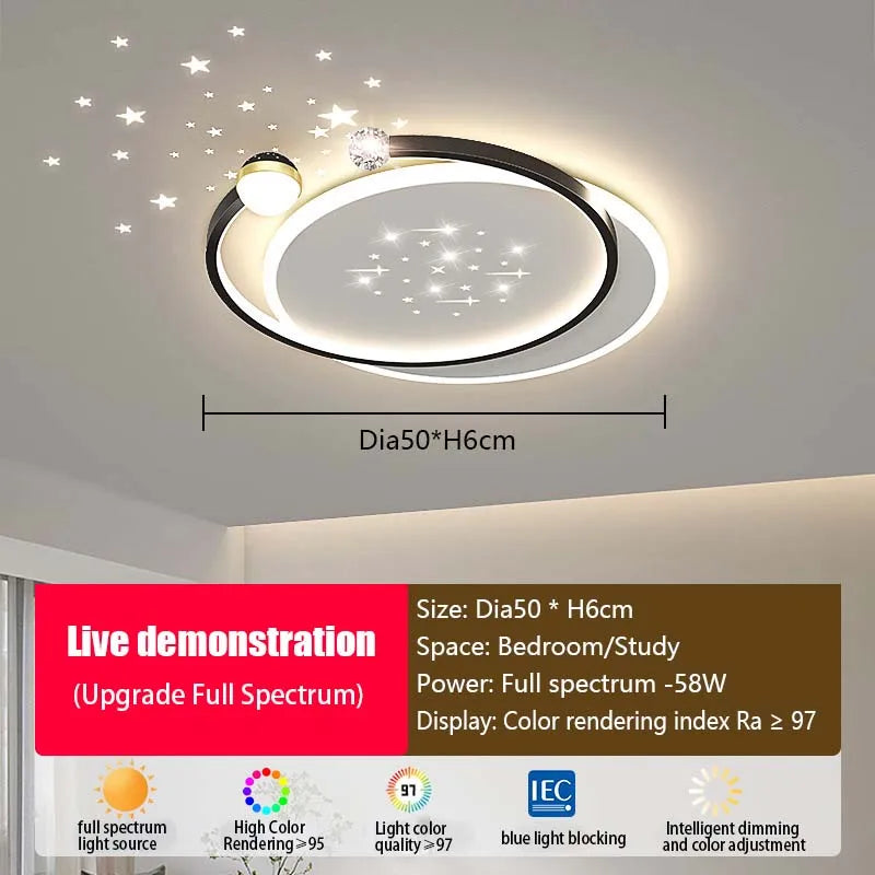 Modern LED Living Room, Dining Room, Bedroom Ceiling Lights, Luxurious and Simple Ceiling Lights, Indoor Home Lighting Fixtures