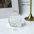 European Style Crystal Glass Candle Holder Romantic Dinner Small Candle Stand Bar Home Hotel Decor