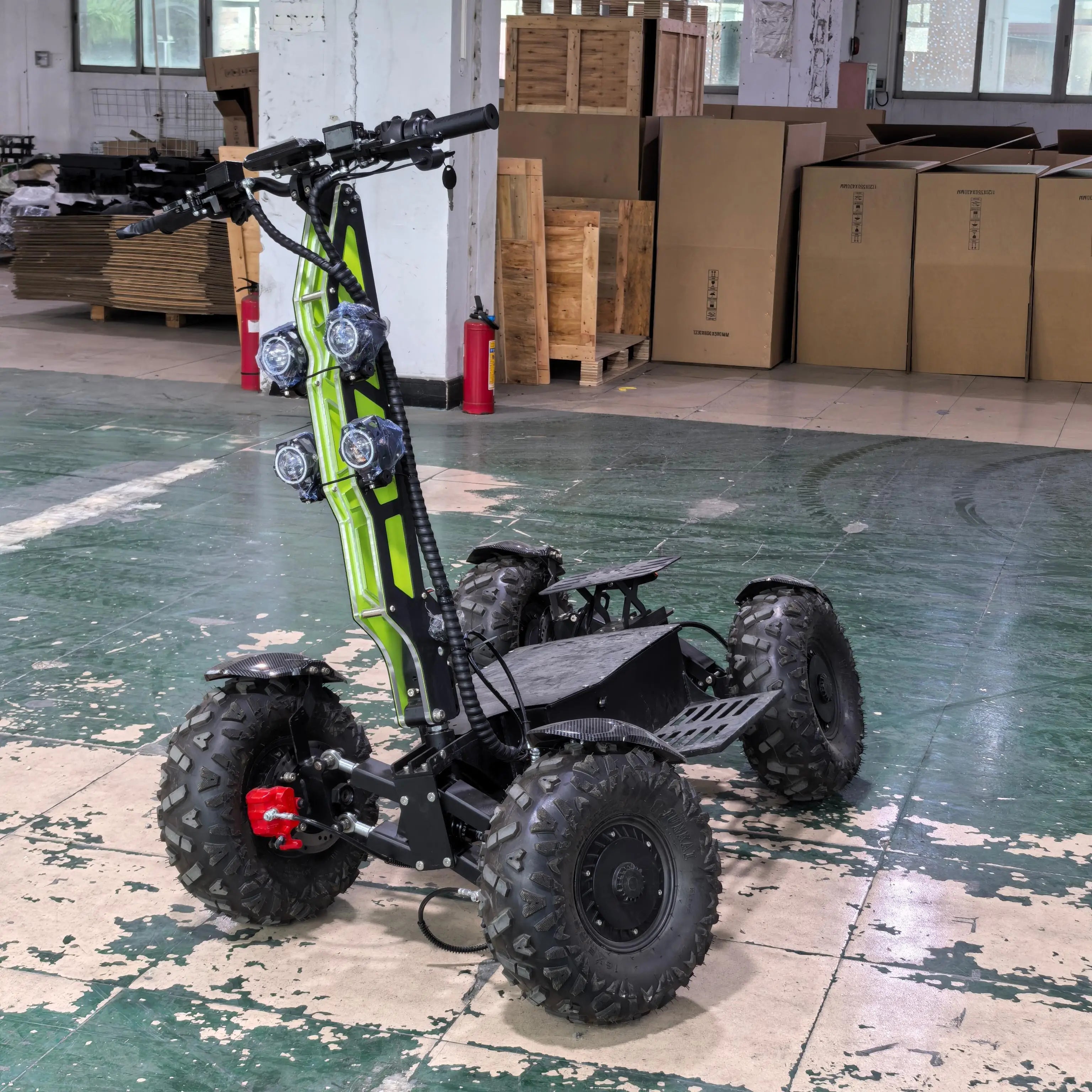 STLF 2025 NEW E Scooter 60V 52 Ah High Power Wattage Off-road Scooter 4WD Adults Toy Electric Quad Bike 4x4 Electric Quad Bike