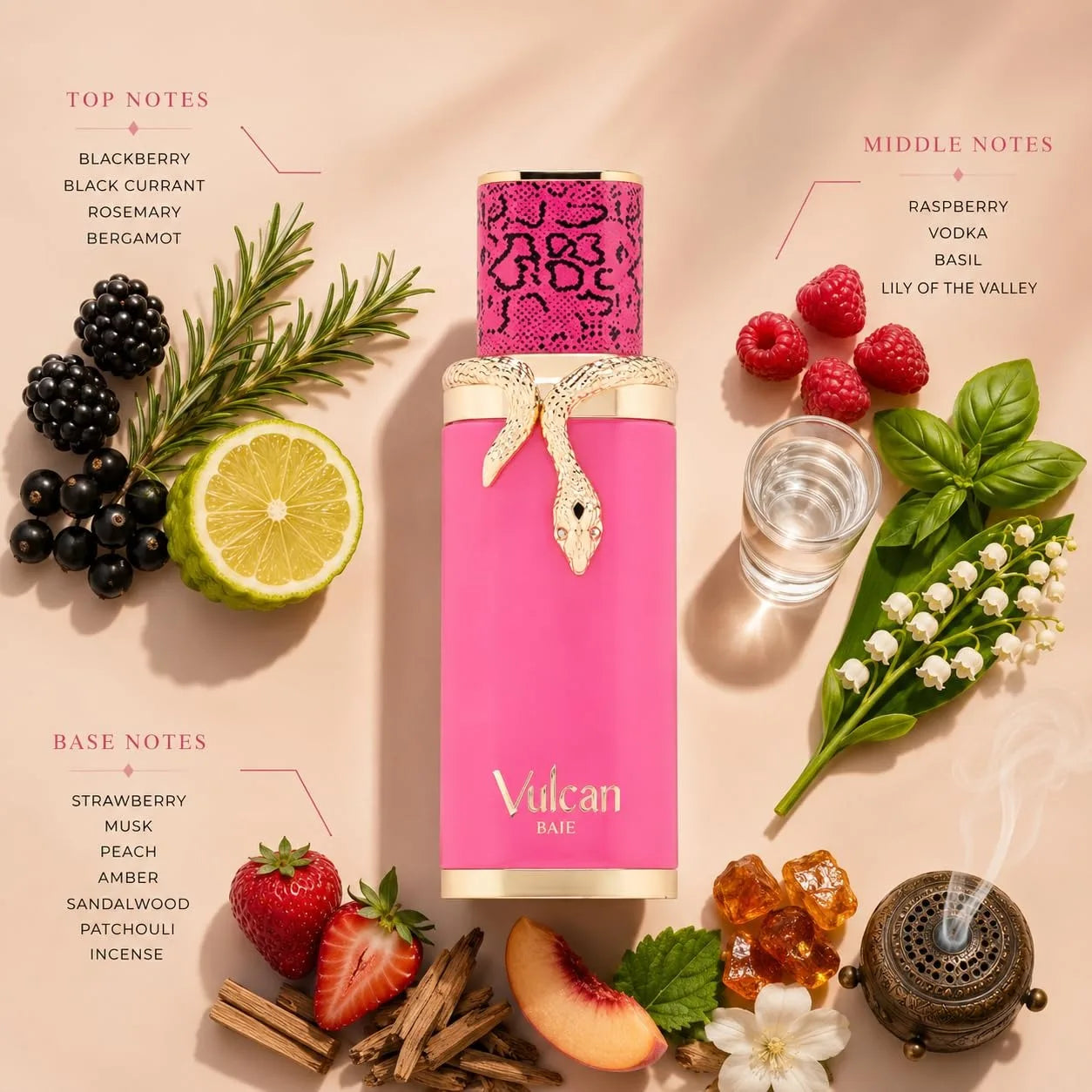 French Avenue Vulcan Baie Eau De Parfum 100ml, Blackcurrant, Rosemary, Vodka, Patchouli