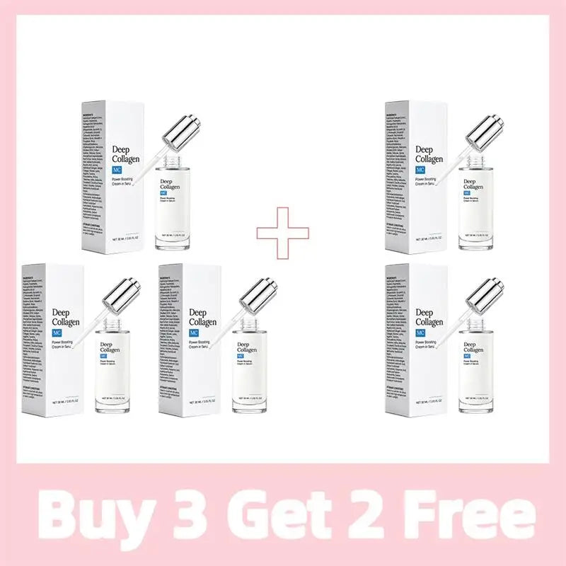 Deep Collagen Power Boosting Cream‑in‑serum Deep Hydrating Firming Facial Essence Improve Dull Skin Moisturizing Face Serum