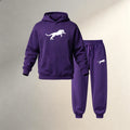Men's Clothing Pullover Hoodies Sets 2Pcs Autumn Winter Sport Casual Fashion Men's Warm Sweatpants Suit Loose Street Male Outfit