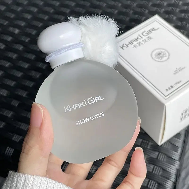 High-end Unisex Snow Lotus Perfume, Fresh Floral Woody Oriental Citrus Amber Scent, Long Lasting Natural Elegant Gift for Her