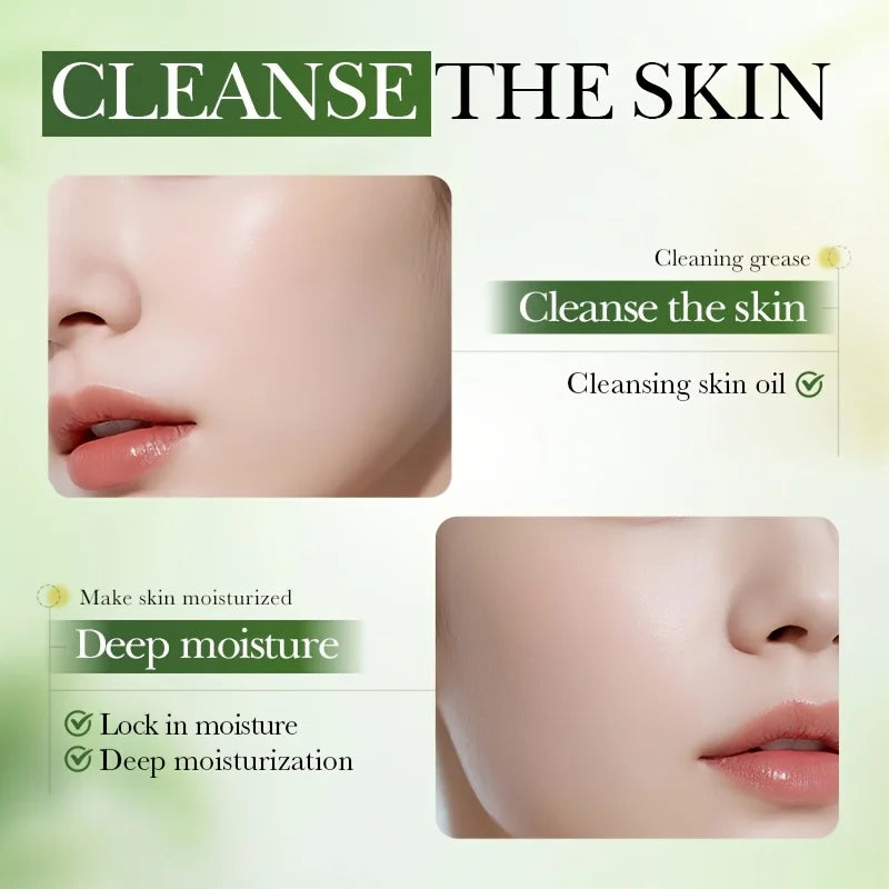 2Pcs Cucumber AHA Face Scrub Balm, Deep Cleansing, Hydrating, Exfoliating Particles, Brighter and Radiant Skin, Moisturizing