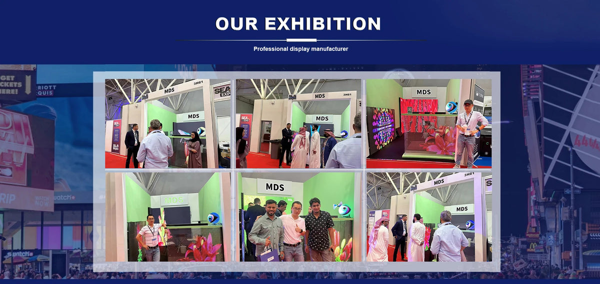 Mds Intelligent Double-Sided Screen LED Display Seamless Splicing Cluster Management with Split Display Window