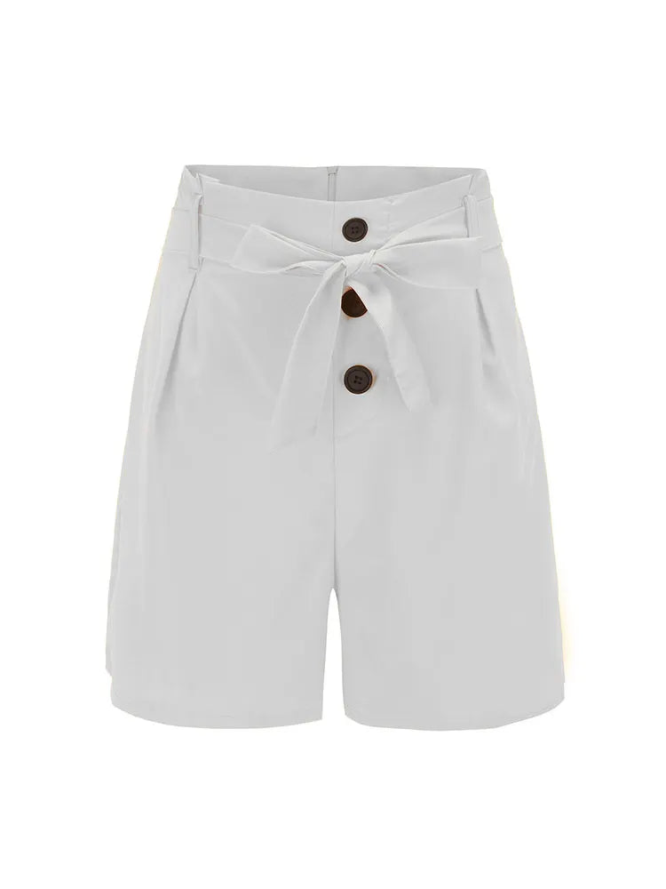2026 Fashionable slim fit sexy high waisted belt shorts