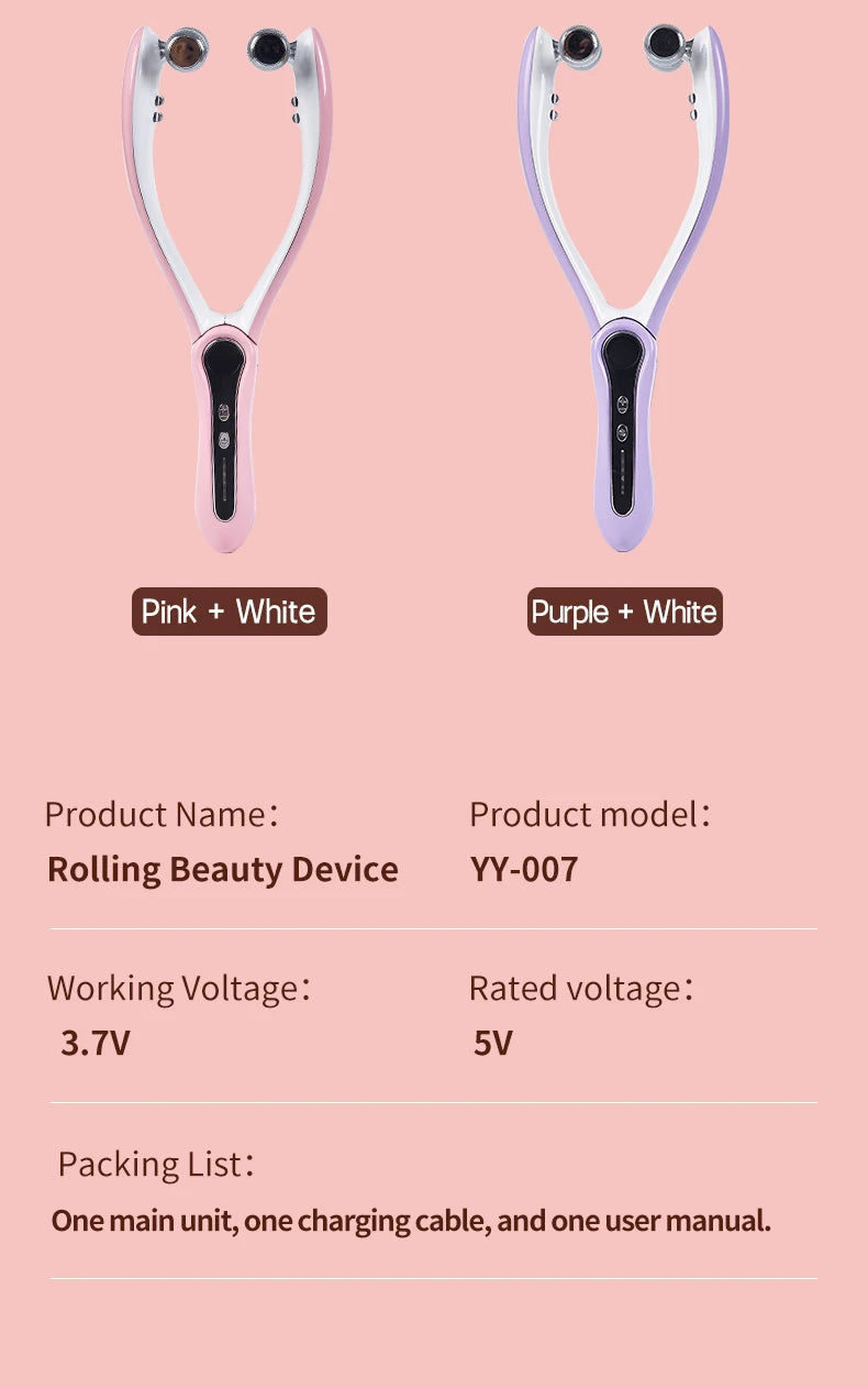 Facial beauty device Facial Massager Y Facial Lift Massager Chin Lifter Home beauty device Micro Electric Roller