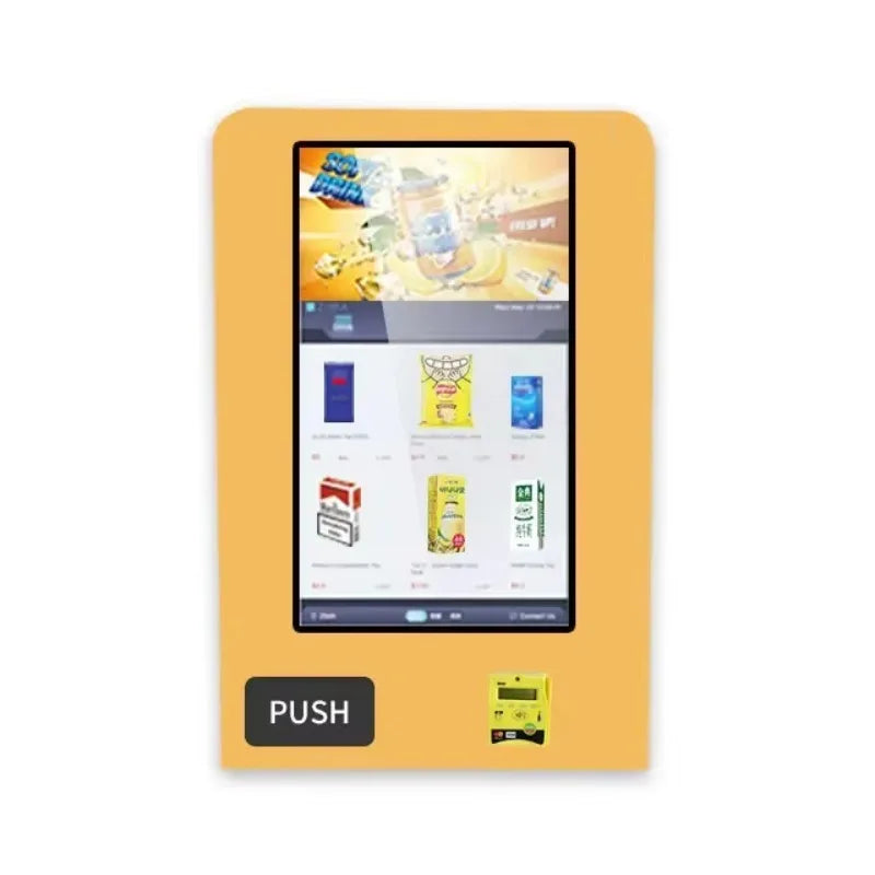 Wall-installed Self-service Kiosk 32 Inch Touchscreen All-in-one Payment Tcg Game Card Vending Machine for Airport Lounge Custom