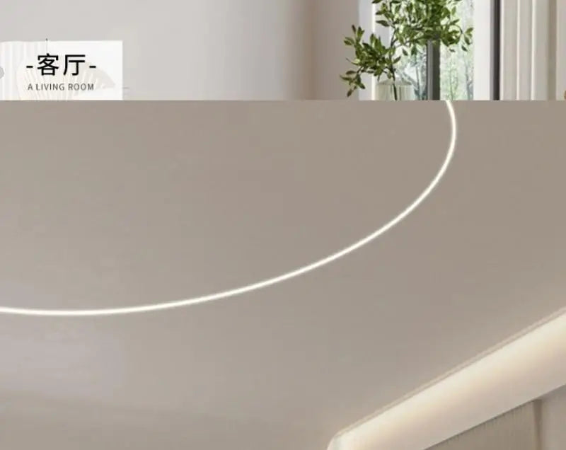 Recessed Bendable Led Aluminum Profile Hidden Ceiling Curved Channel Trimless Soft Cover Wall Floor Decor Linear Strip Light
