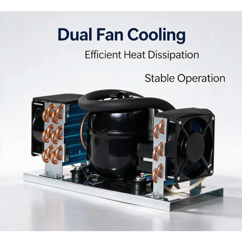 QD52A Small Air‑Cooled Refrigeration Unit 220V R134a Integrated Cooler with Optional Temperature Controller