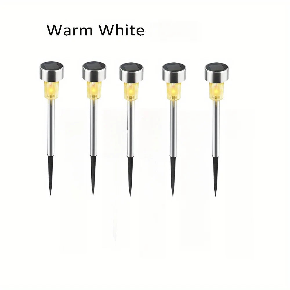 5pcs Solar Patio Step Light, Garden Underground Spotlights, Diamond Transparent Lights, Landscape Lawn Light, Solar LED Garden