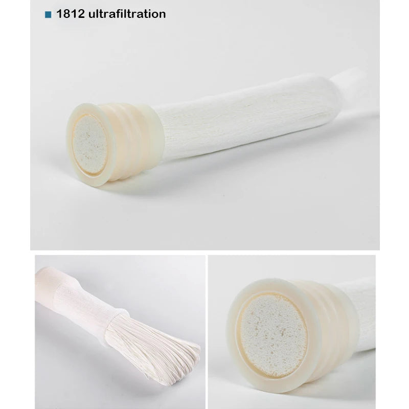 10 inch/1812 ultrafiltration membrane filter element household water purifier flat socket hollow fiber 0.01 micron UF membrane