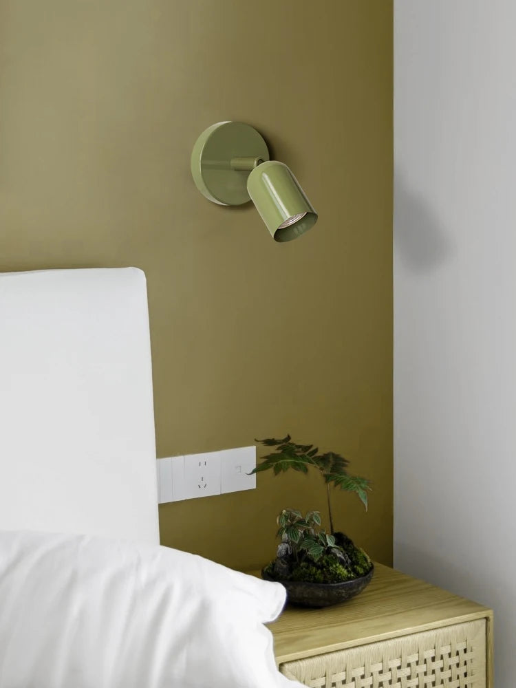 IWHD Nordic Modern LED Wall Lamp Sconce Pull Chain Switch Bedroom Living Room Corridor Cream Style Stair Light Fixture Luminaria
