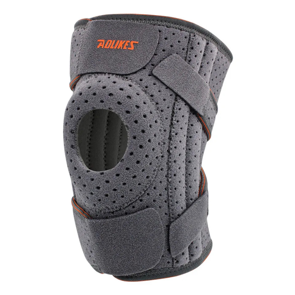 AOLIKES 1PCS Knee Brace with Side Stabilizers & Patella Gel Pads for Maximum Knee Pain Support and fast recovery for Men Women