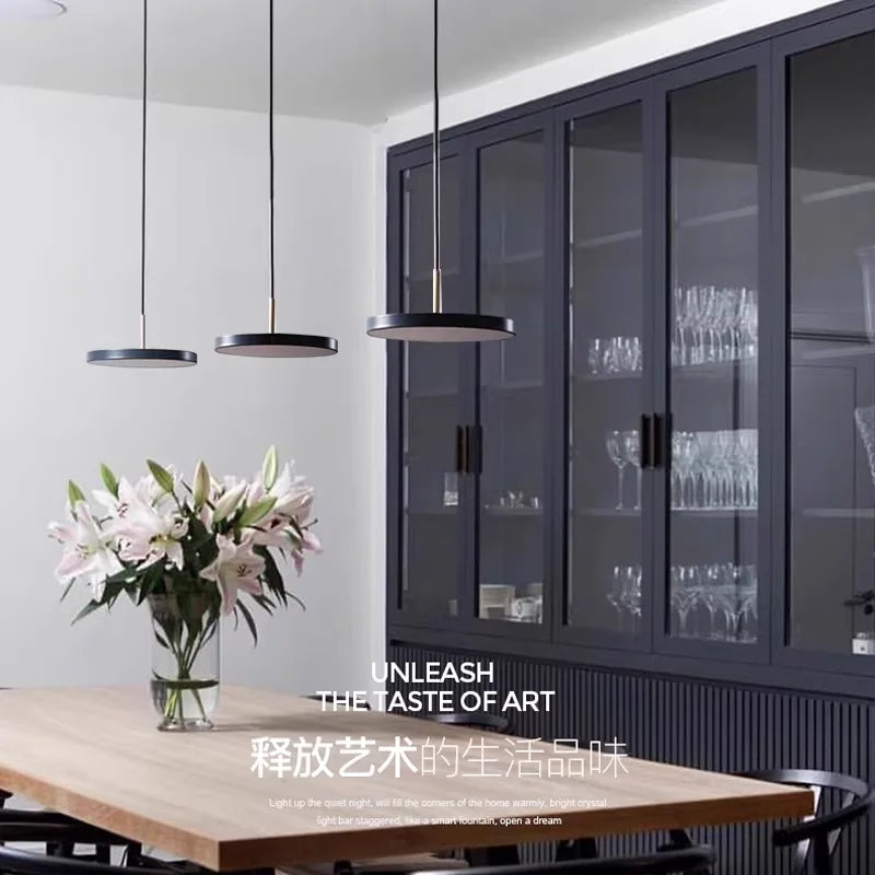 Nordic Modern Led Pendant Chandelier Adjustable Modern Led Chandeliers and Pendant Lights Office Cafe Canteen Restaurant