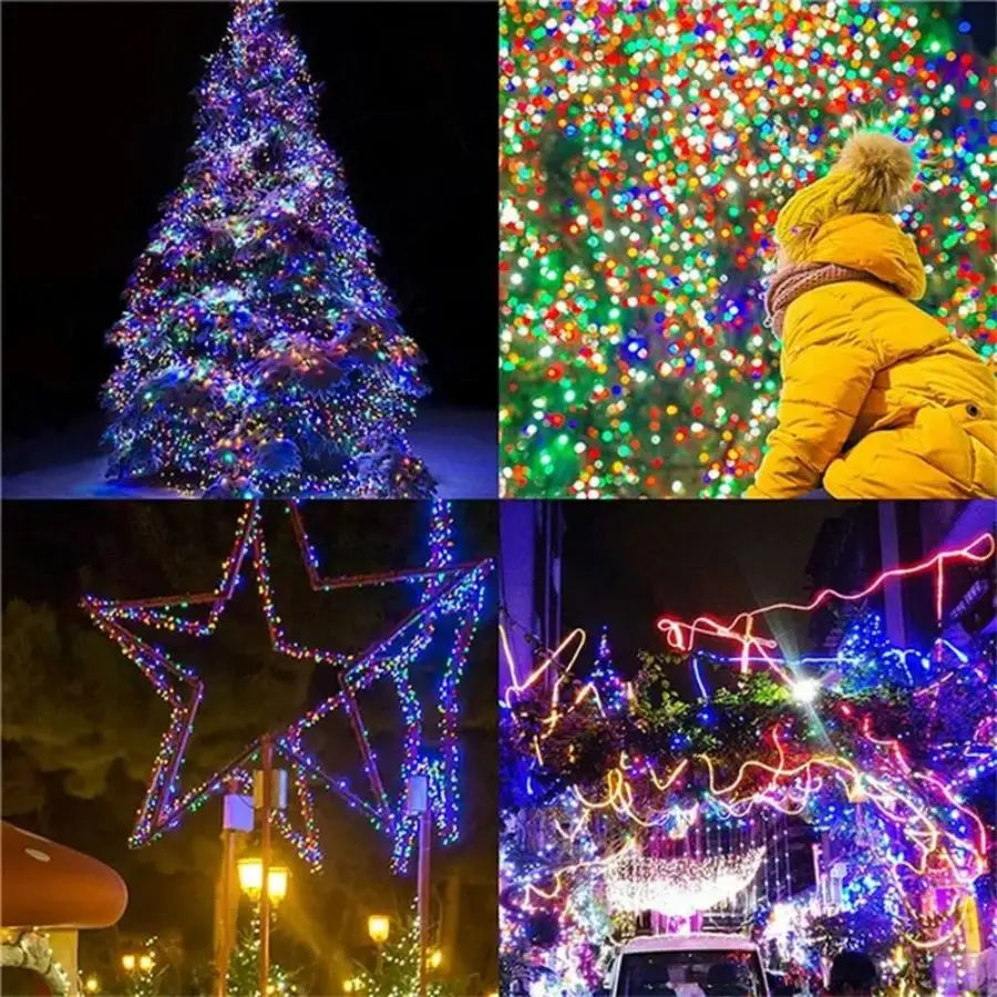 100Led Solar String Light Fairy Garden Waterproof Outdoor Lamp 3V Garland For Holiday/Party/Birthday Home Decoration