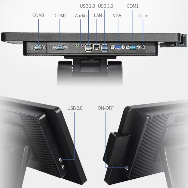 All-in-One Android Windows Cash Register Machine POS System with Cash Drawer And Printer for Restaurant Business