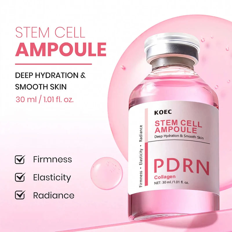 PDRN Salmon DNA Serum Ampoule Repair Renew Skin Brighten Tone Facial Essence Hydrating Nourishing Firming Skin Care Treatment