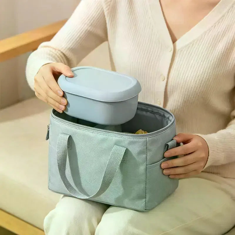 1/3Pcs New Food Grade Silicone Lunch Box With Lid Leak Proof 200 300 600ML Microwave Safe Food Container For Picnic